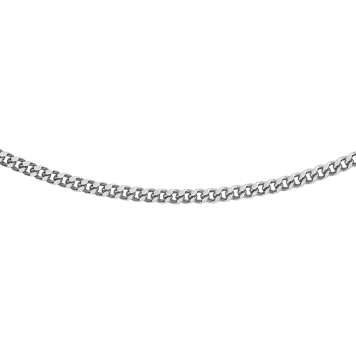 Sterling Silver Adjustable Panza Curb Chain 16 Inch - 18 Inch 7604777 0