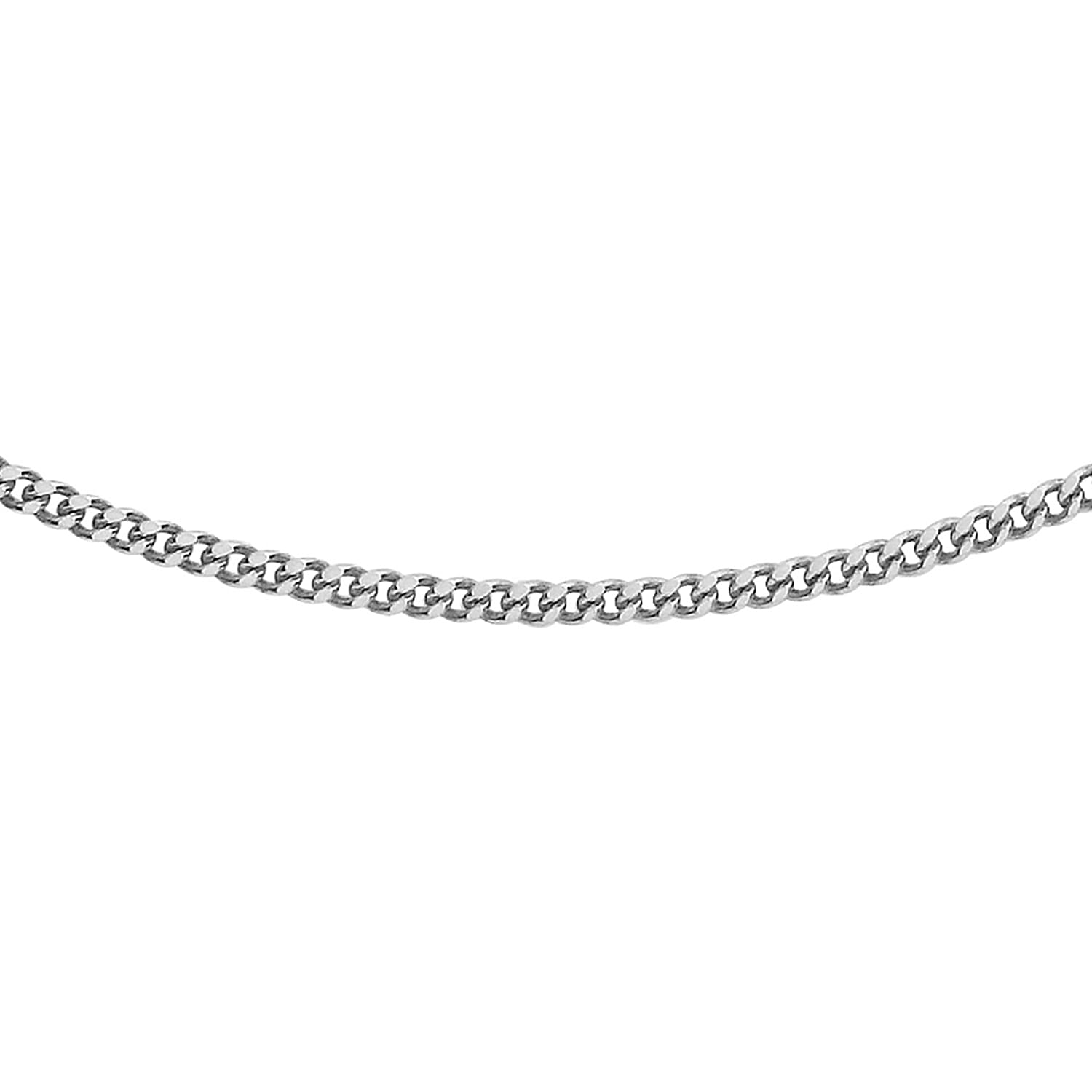 Sterling Silver Adjustable Panza Curb Chain 16 Inch - 18 Inch 7604777 0