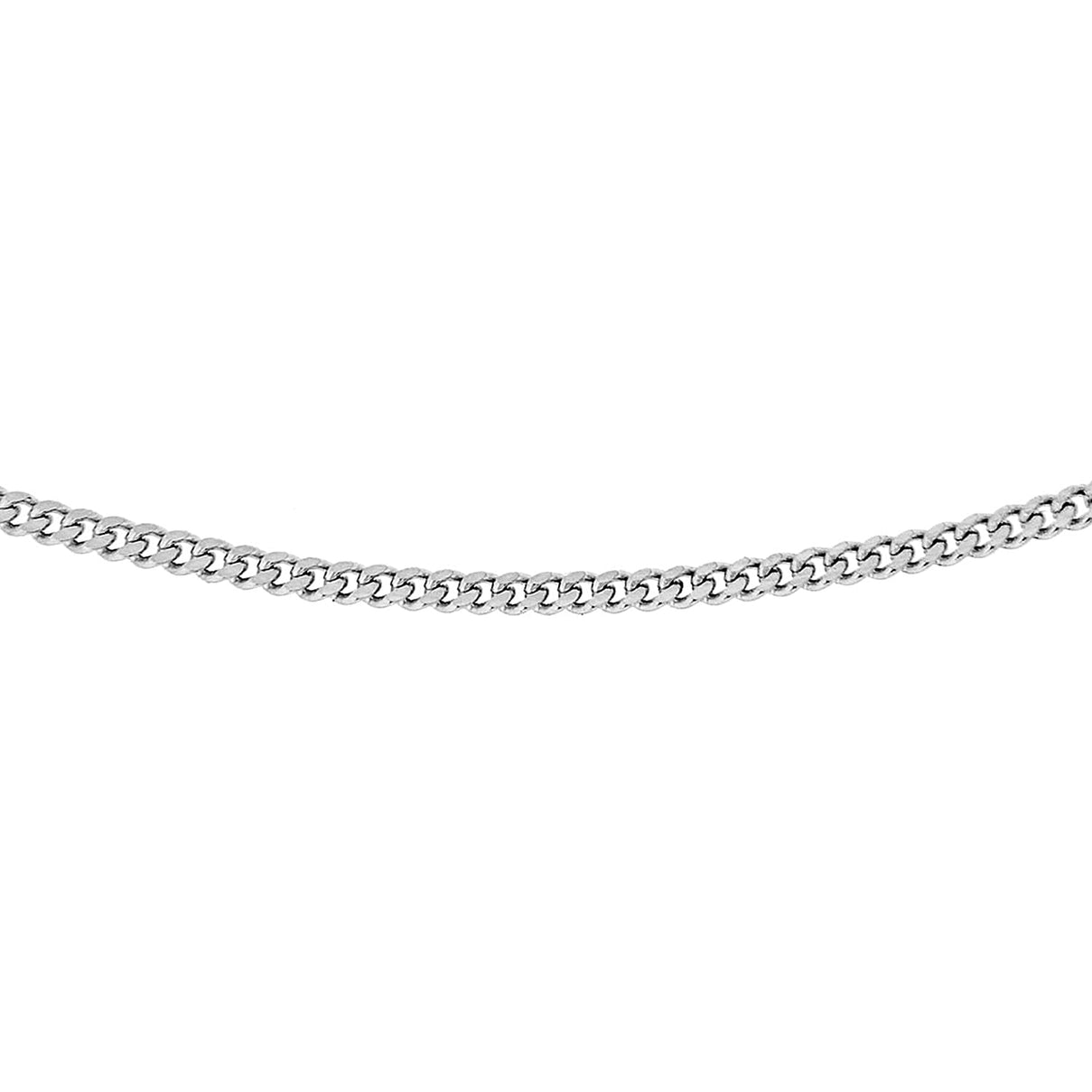 Sterling Silver Panza Curb Chain 18 Inch 7604786 0