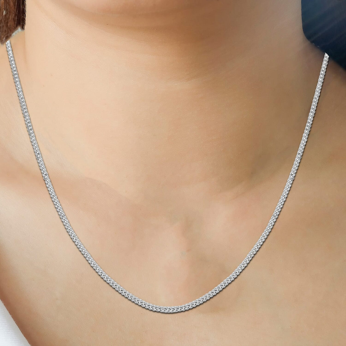 Sterling Silver Panza Curb Chain 18 Inch 7604786 1