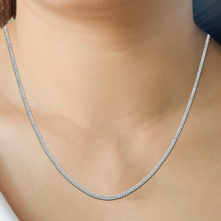 Sterling Silver Panza Curb Chain 18 Inch 7604786 2
