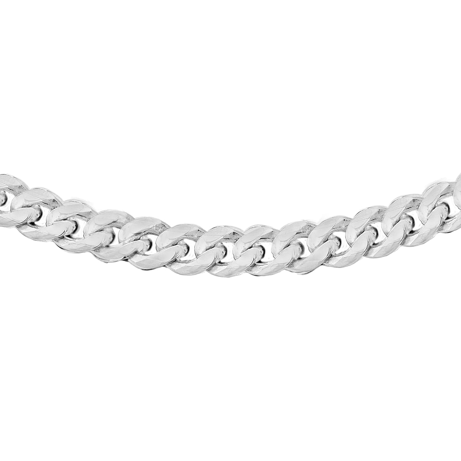 Sterling Silver Panza Curb Chain 18 Inch 7604800 0