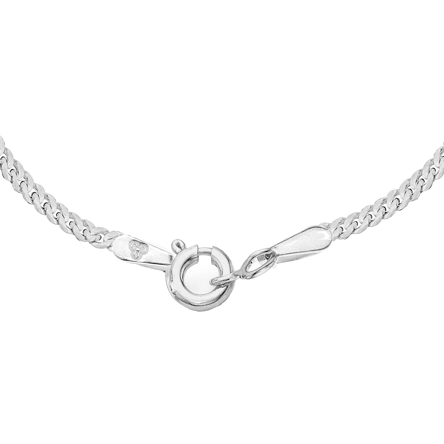 Sterling Silver Panza Curb Chain 18 Inch 7604800 2