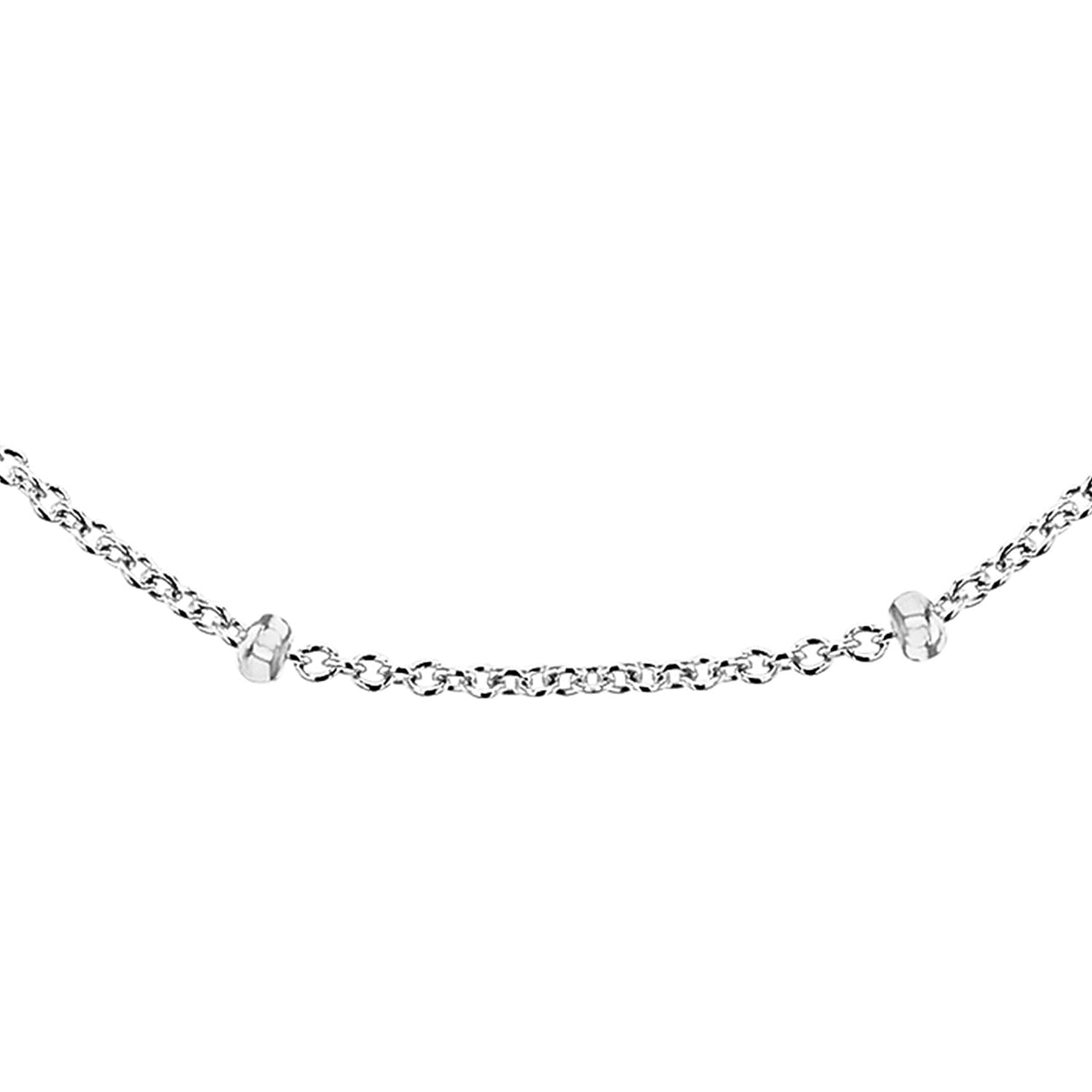 Sterling Silver 1.5mm Ball and Trace Chain 18 Inch 7607320 0