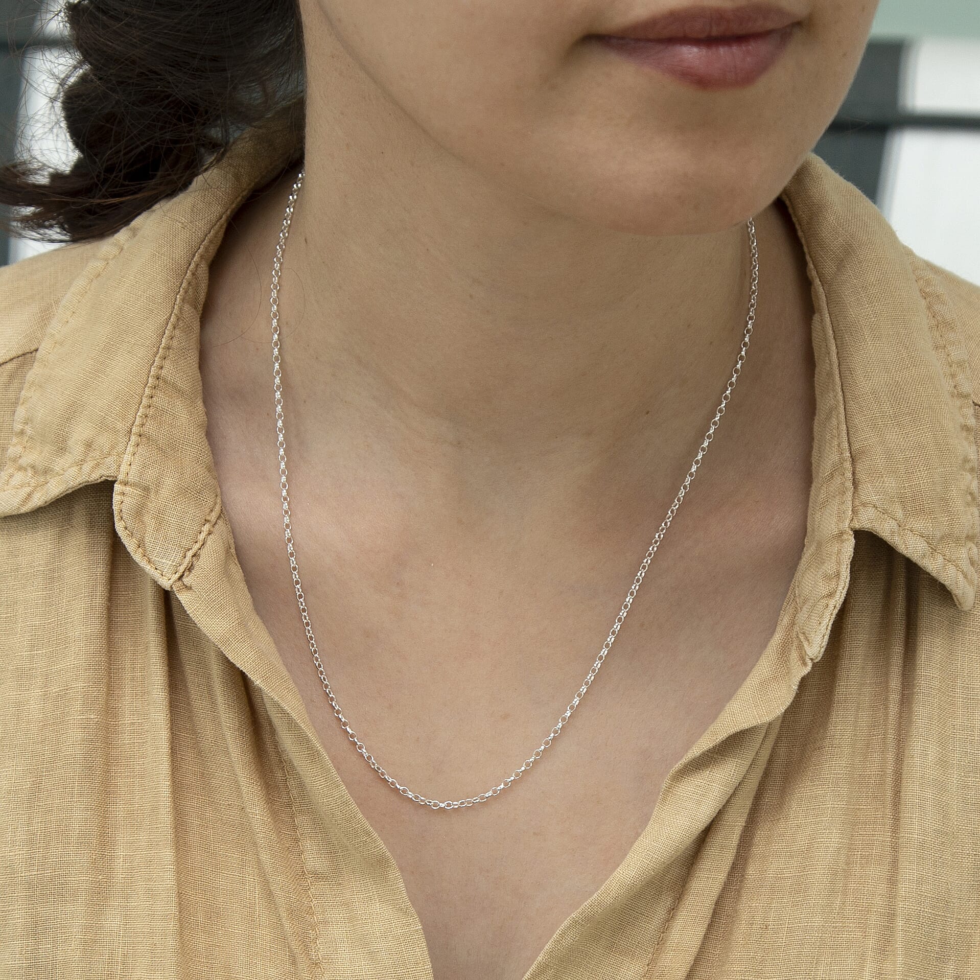 Sterling Silver 1.9mm Belcher Chain 18 Inch 7607398 1