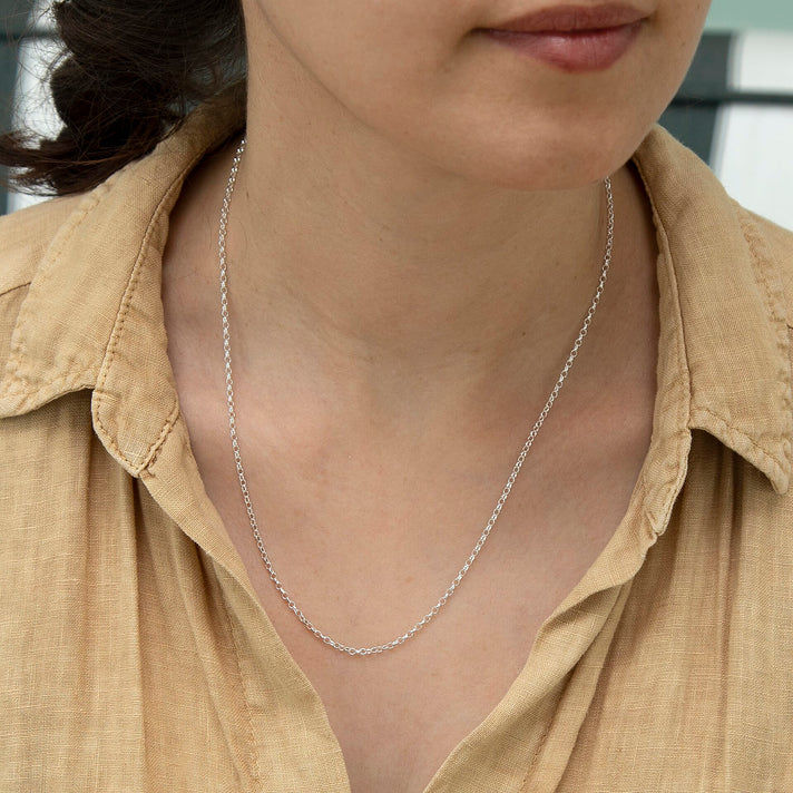 Sterling Silver 1.9mm Belcher Chain 18 Inch 7607398 2