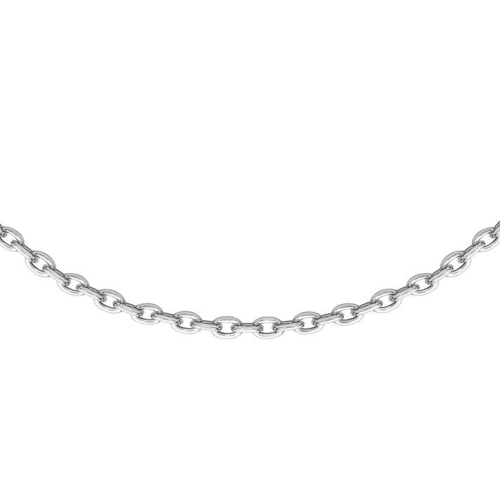 Sterling Silver Trace Chain 18 Inch 7607775 1