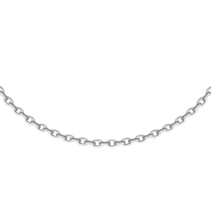 Sterling Silver Trace Chain 18 Inch 7609225 1