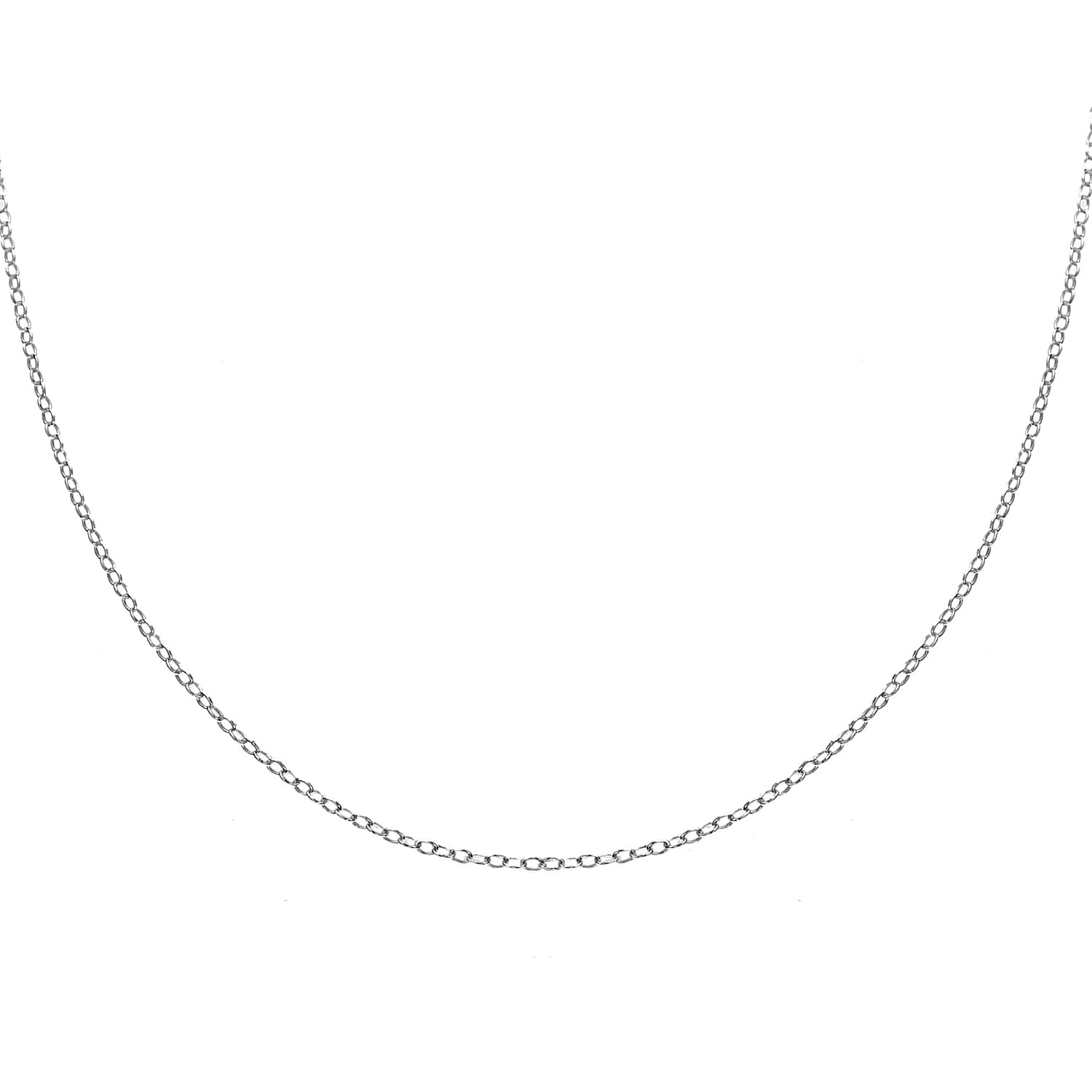 Sterling Silver Trace Chain 18 Inch 7609225 3