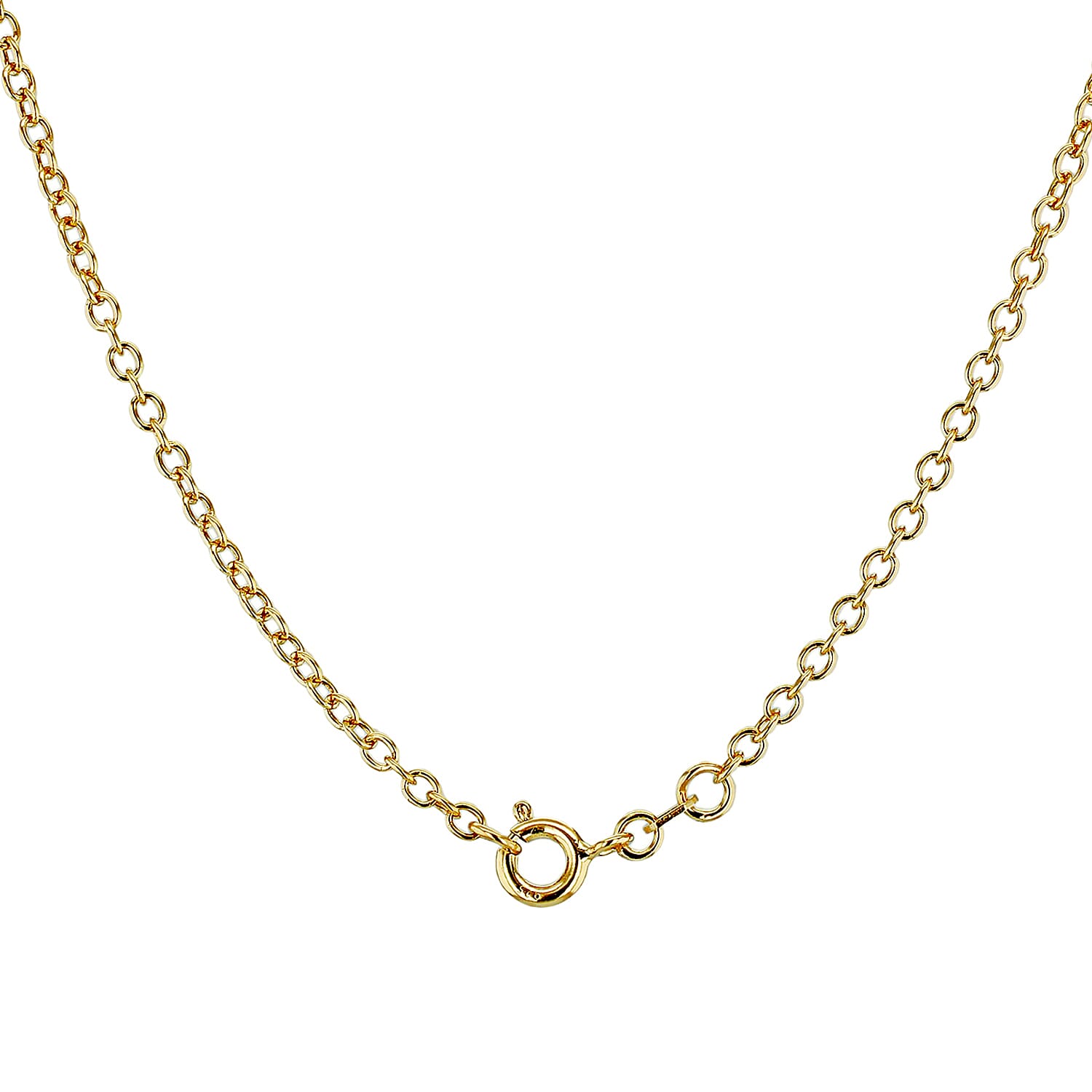 Sterling Silver Yellow Gold Plated Belcher Chain 18 Inch 7616597 2