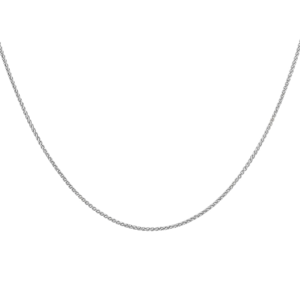 Sterling Silver 1.3mm Spiga Chain 18 Inch 7618066 8