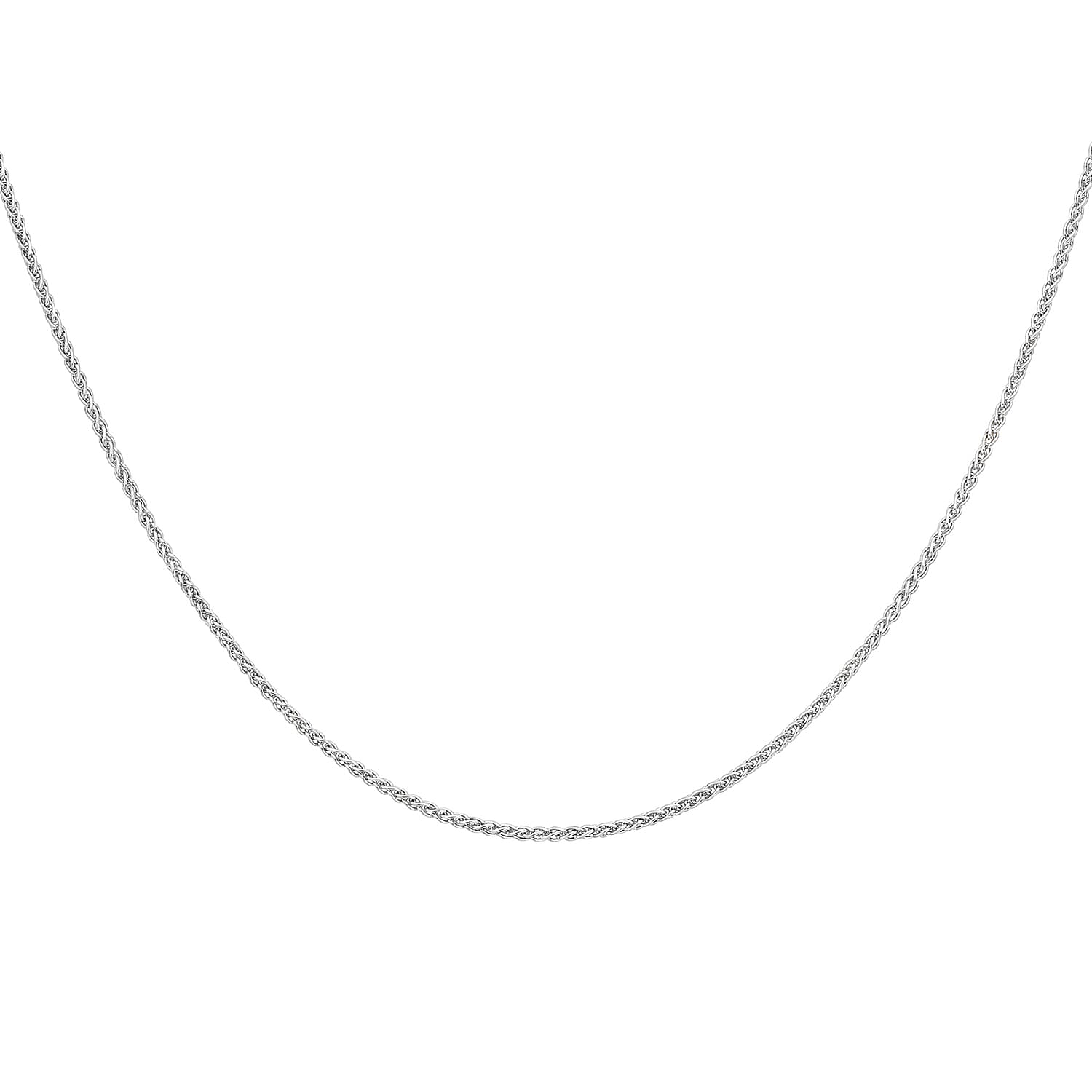 Sterling Silver 1.3mm Spiga Chain 18 Inch 7618066 8