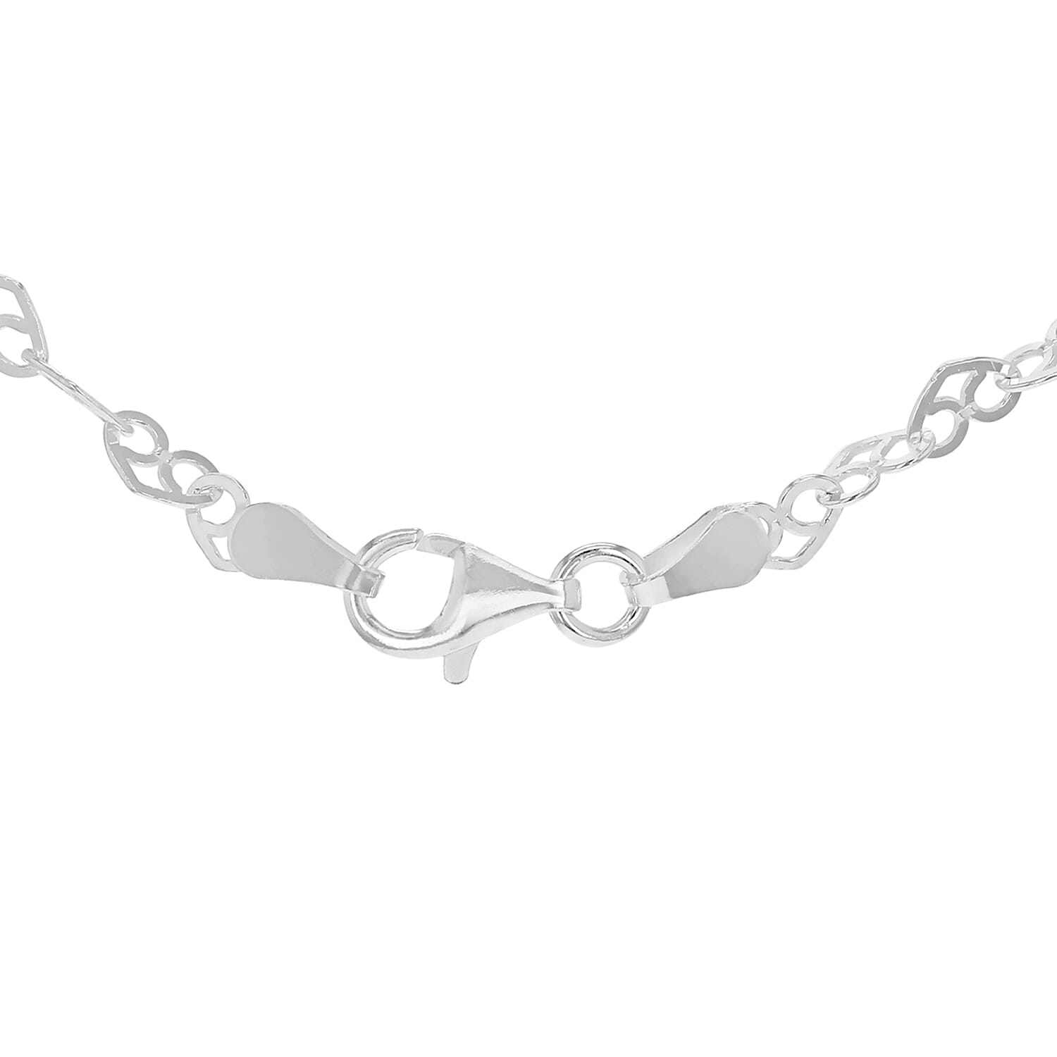 Sterling Silver 3.5mm Heart Link Chain 18 Inch 7618085 7