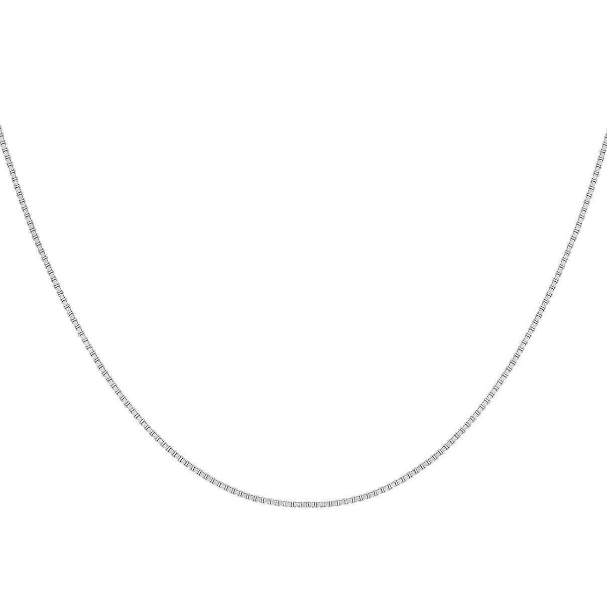 Sterling Silver Adjustable Box Chain 16 Inch - 18 Inch 7618171 6