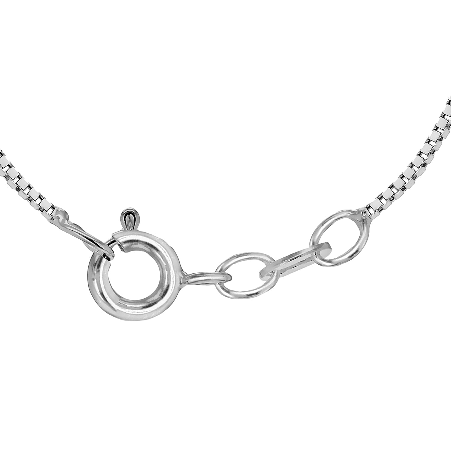 Sterling Silver Adjustable Box Chain 16 Inch - 18 Inch 7618171 7