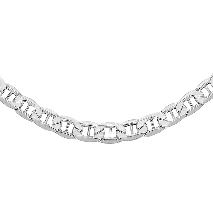 Sterling Silver Flat Rambo Chain 16 Inch - 18 Inch 7618367 1