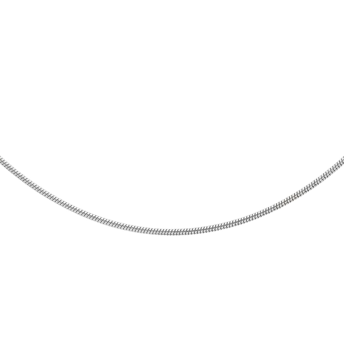 Sterling Silver Round Snake Chain 18 Inch 7618385 0