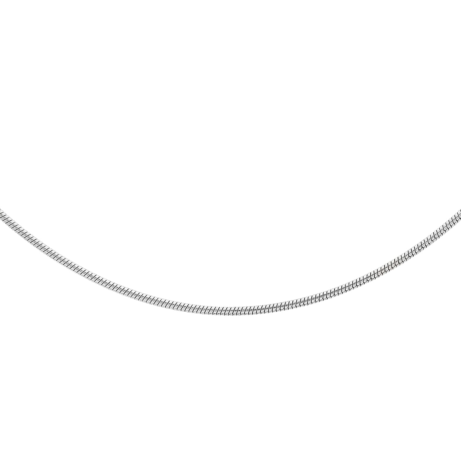 Sterling Silver Round Snake Chain 18 Inch 7618385 0