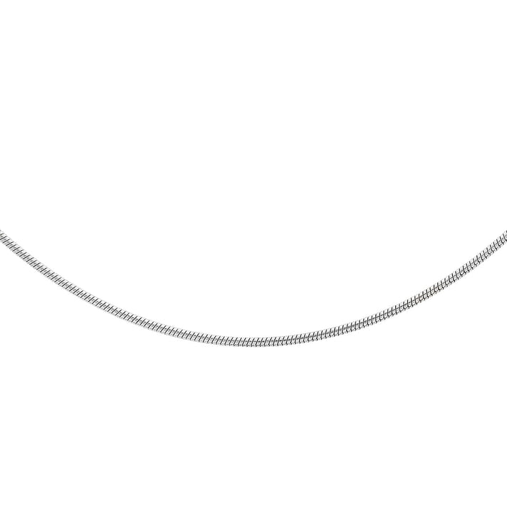Sterling Silver Round Snake Chain 18 Inch 7618385 1