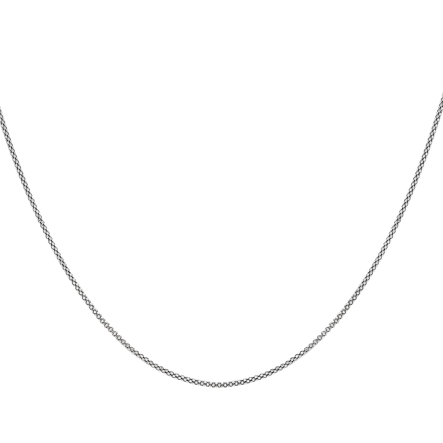 Sterling Silver Popcorn Chain 18 Inch 7618668 1