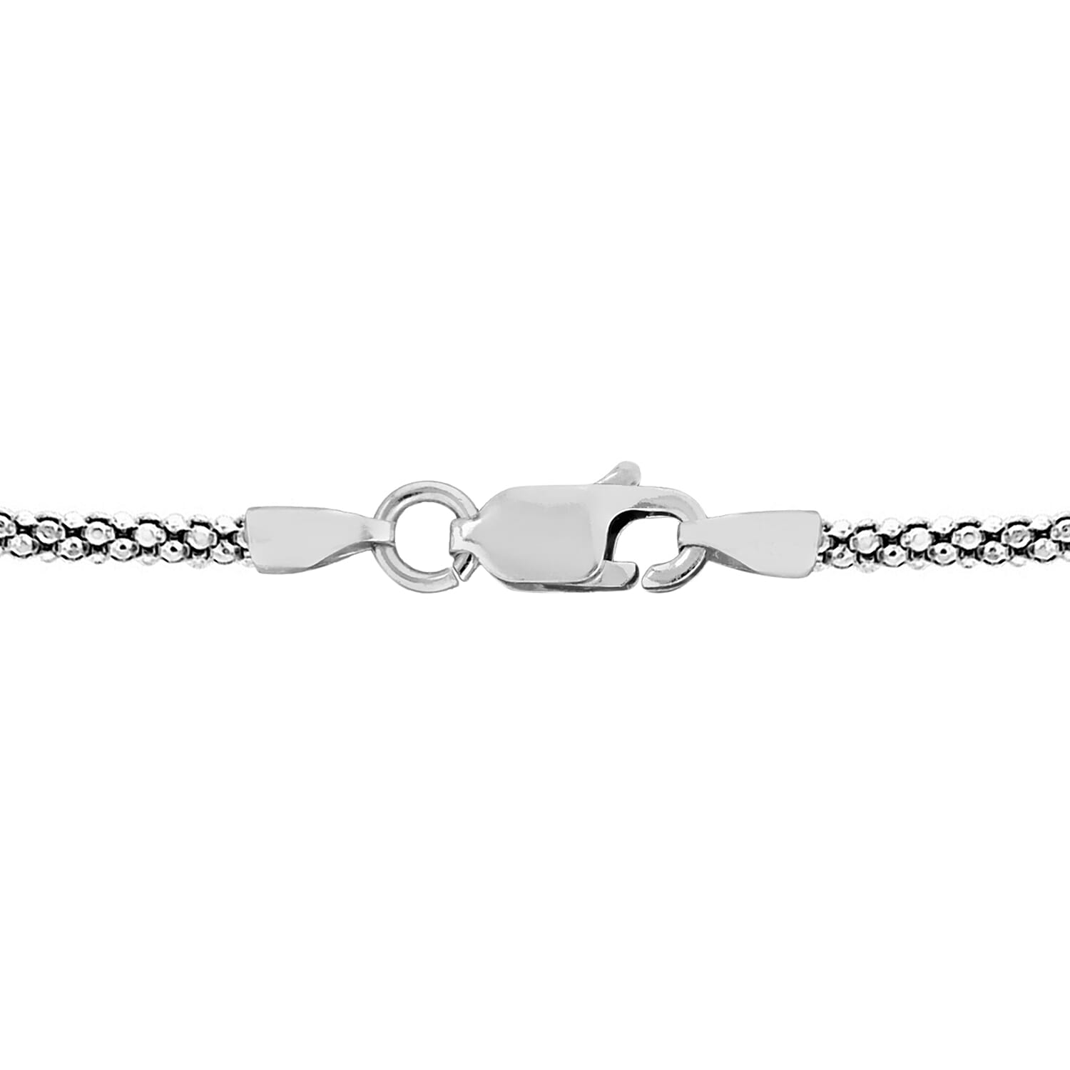 Sterling Silver Popcorn Chain 18 Inch 7618668 2