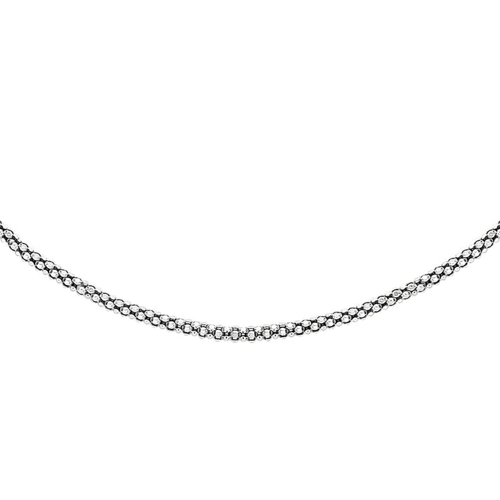 Sterling Silver Popcorn Chain 18 Inch 7618782 1