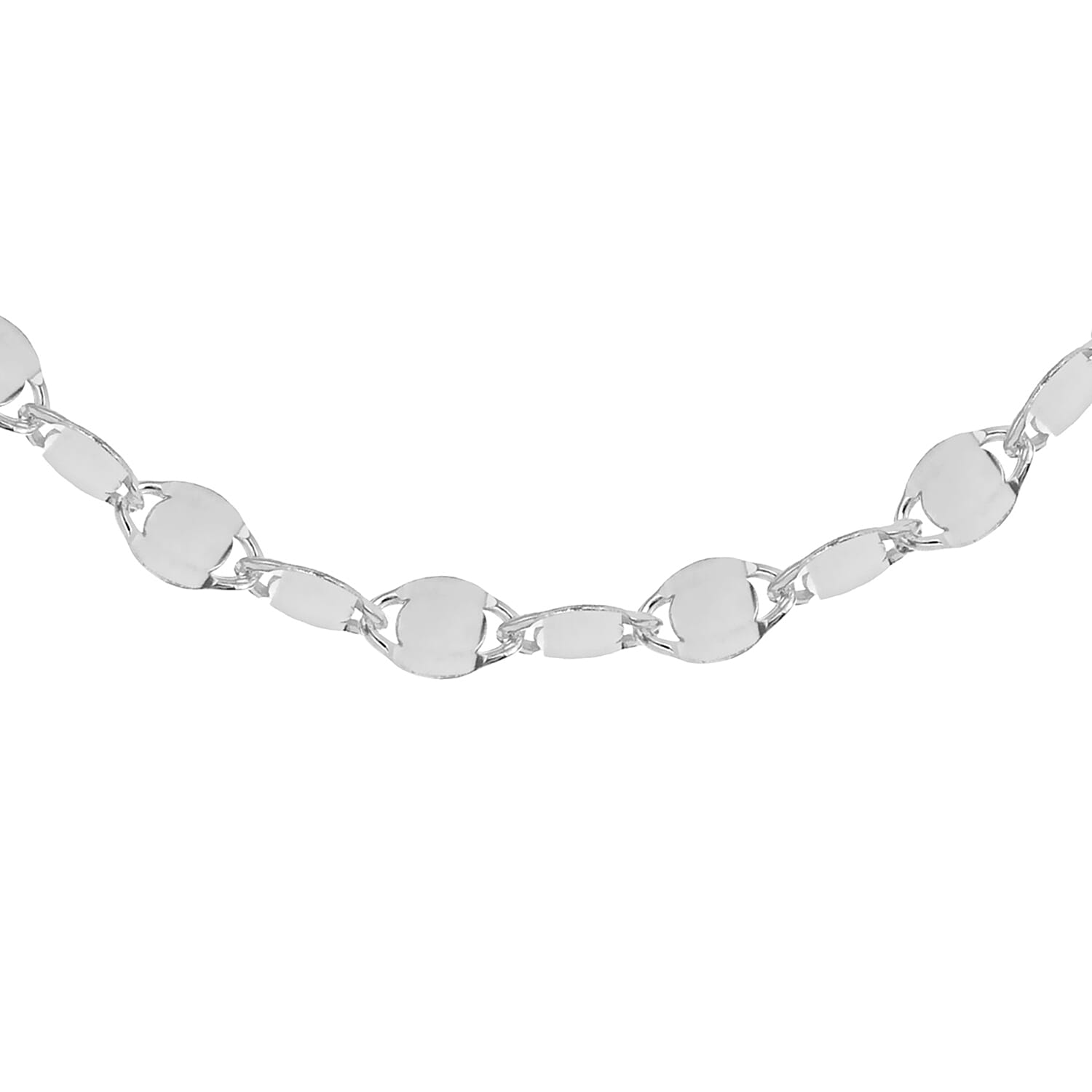 Sterling Silver 2.6mm Flat Mirror Link Chain 18 Inch 7620284 5