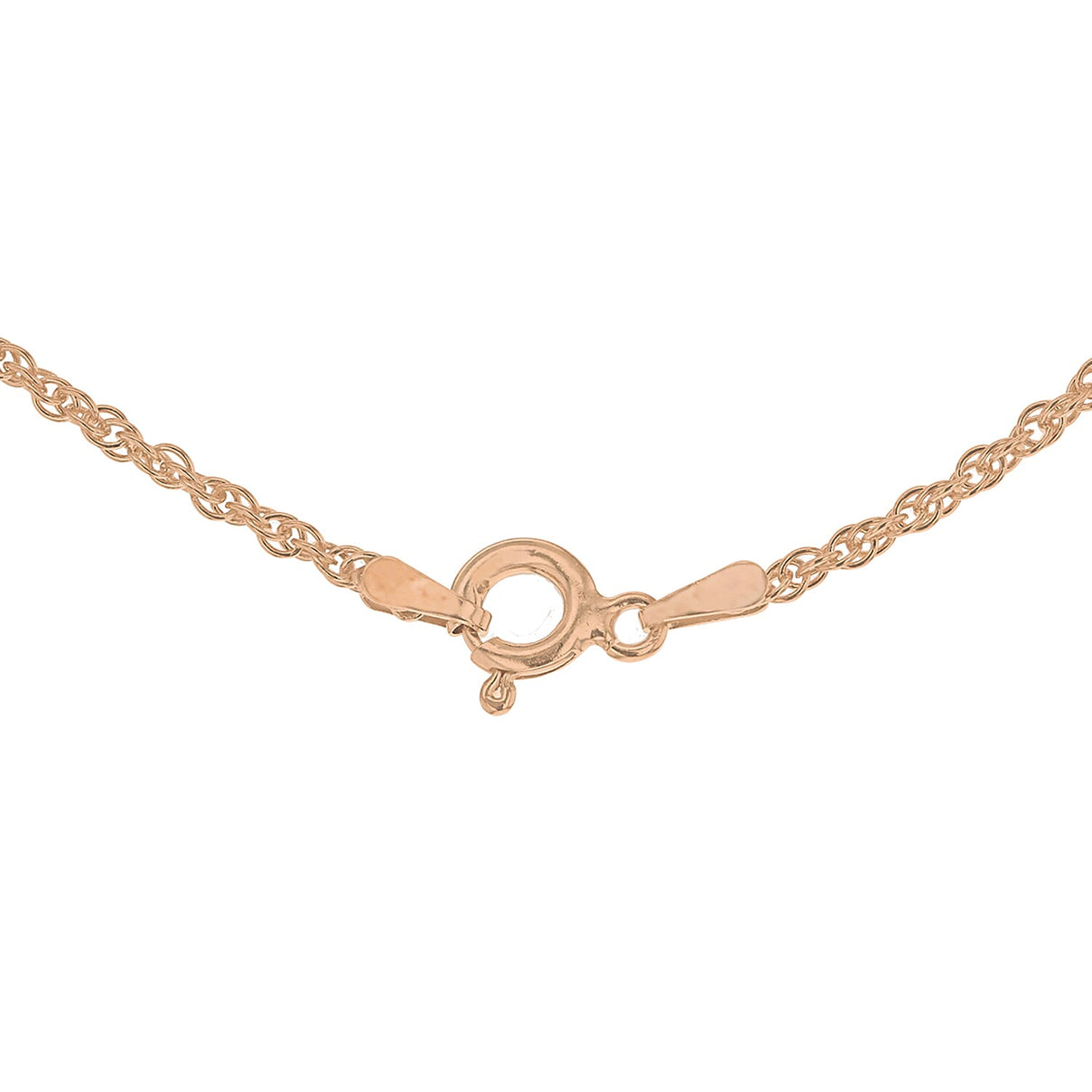 Sterling Silver Rose Gold Plated 1.8mm Prince of Wales Chain 18 Inch 7620344 2