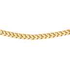 Sterling Silver Panza Curb Chain (Size - 18) with Spring Ring Clasp