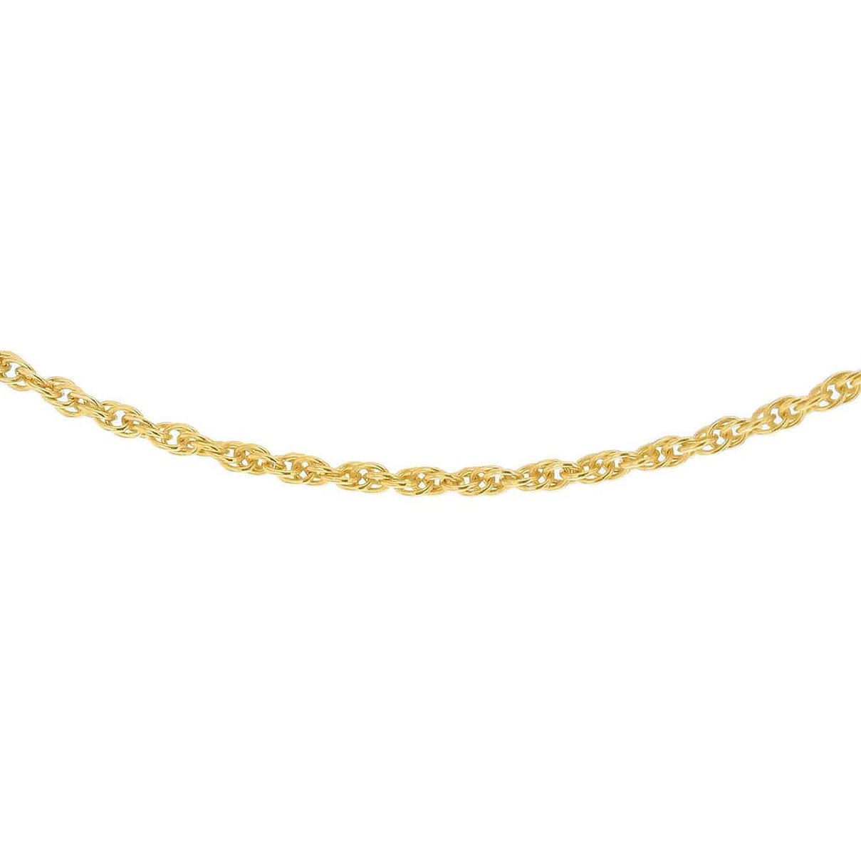 Sterling Silver Yellow Gold Plated Prince of Wales Chain 18 Inch 7620832 0