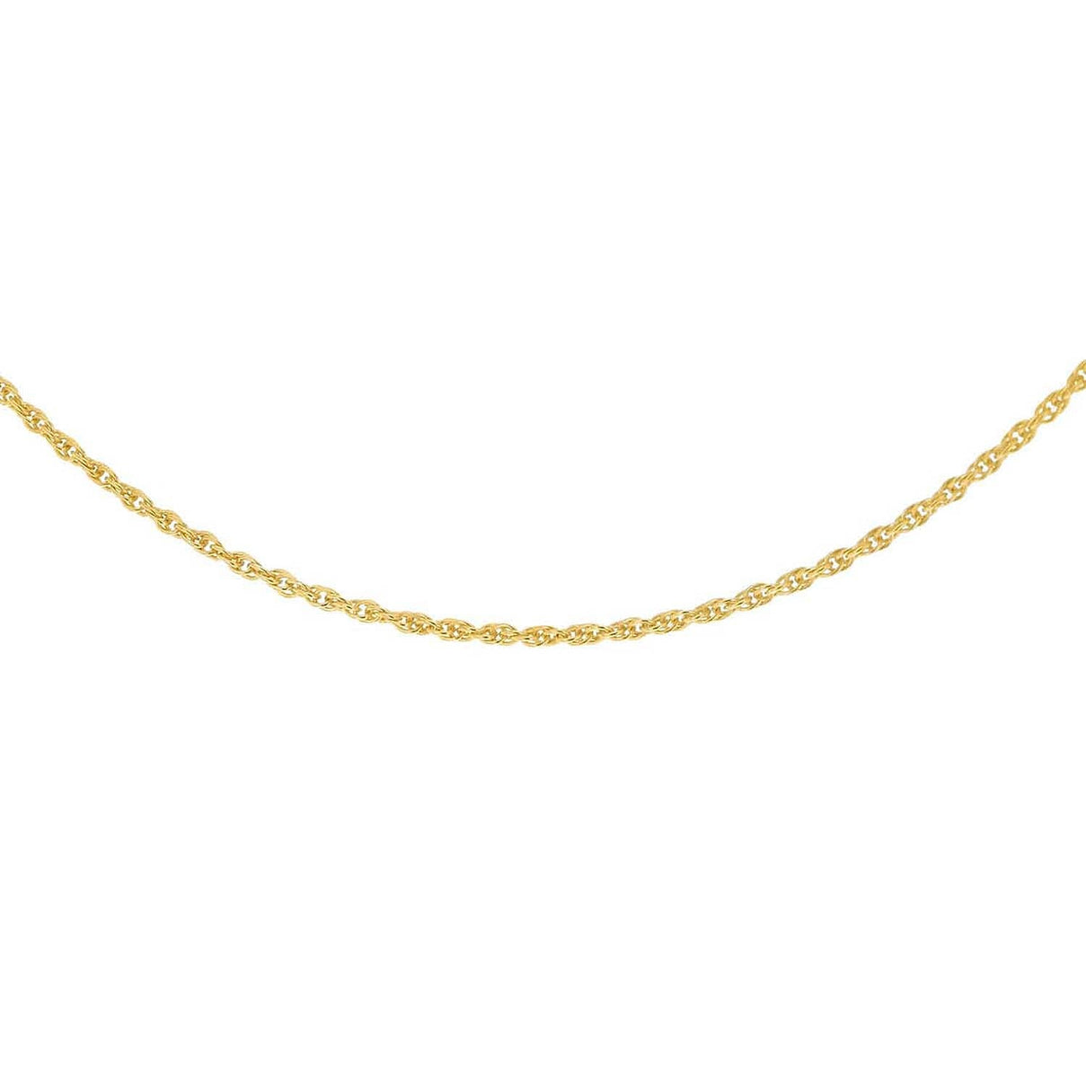 Sterling Silver Yellow Gold Plated Prince of Wales Chain 18 Inch 7620832 1