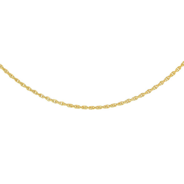 Sterling Silver Yellow Gold Plated Prince of Wales Chain 18 Inch 7620832 2