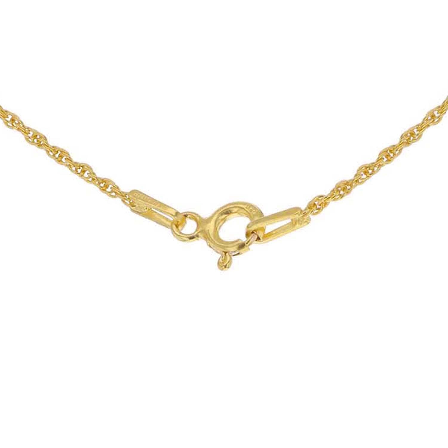 Sterling Silver Yellow Gold Plated Prince of Wales Chain 18 Inch 7620832 2
