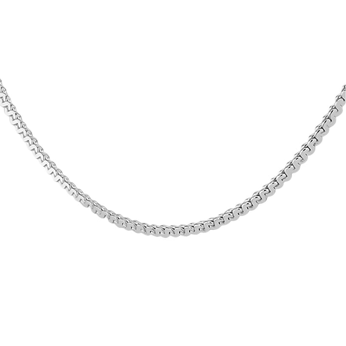 Sterling Silver Serpentine Chain (Size - 18) 7688413 1