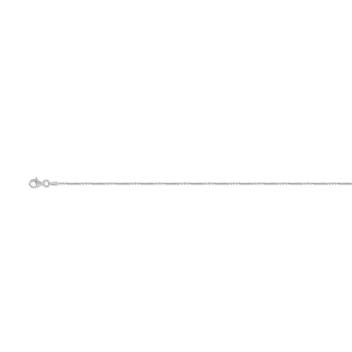 Italian Closeout - Sterling Silver  Necklace With Spring Clasp (Size - 18) 7842327 0