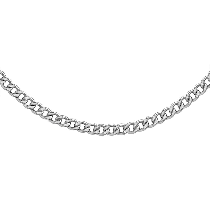 Sterling Silver Flat Oval Curb Chain 20 Inch 7315215 1