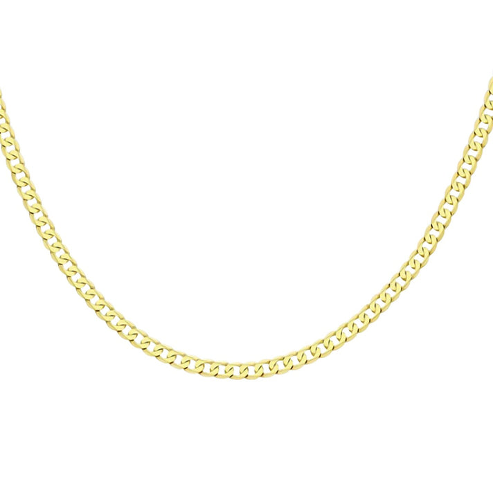 RACHEL GALLEY - Gold Plated Sterling Silver Curb Necklace (Size - 20), Silver Wt. 15 Gms 7688095 2