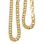 JCK Vegas Closeout - Sterling Silver Double Curb Necklace (Size - 20),  Silver Wt. 16.4 Gms