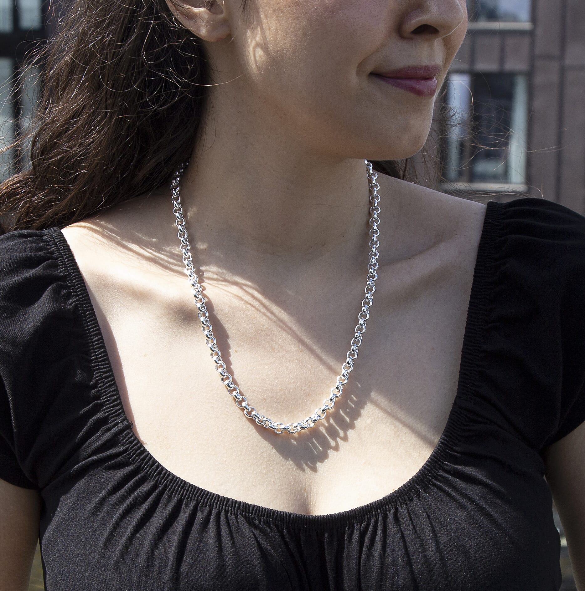 Sterling Silver Round Belcher Chain 20 Inch 7315279 1