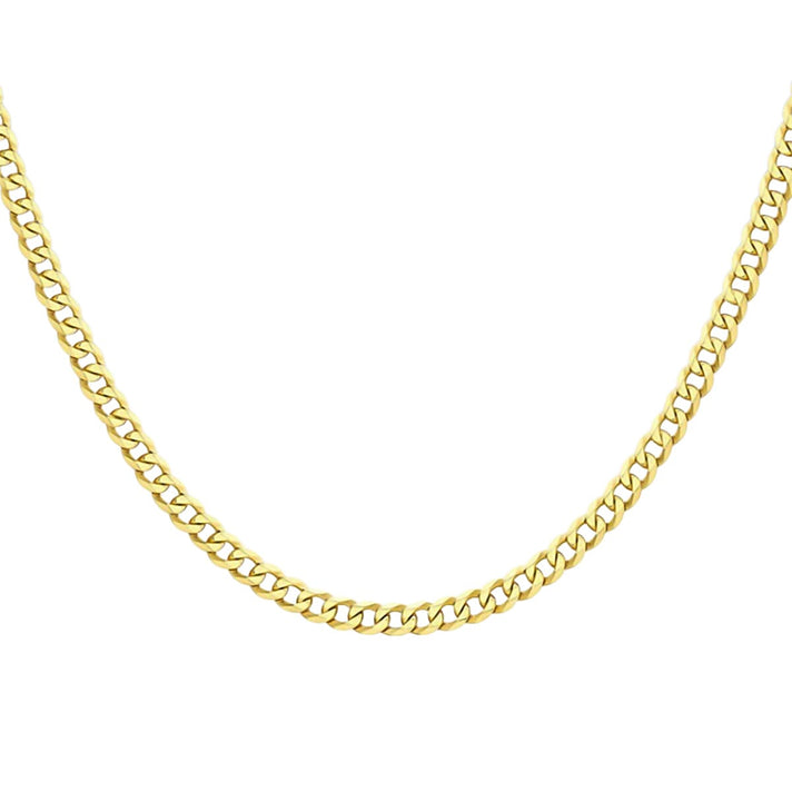 RACHEL GALLEY - Gold Plated Sterling Silver Curb Necklace (Size - 20), Silver Wt. 21.7 Gms 7688099 2
