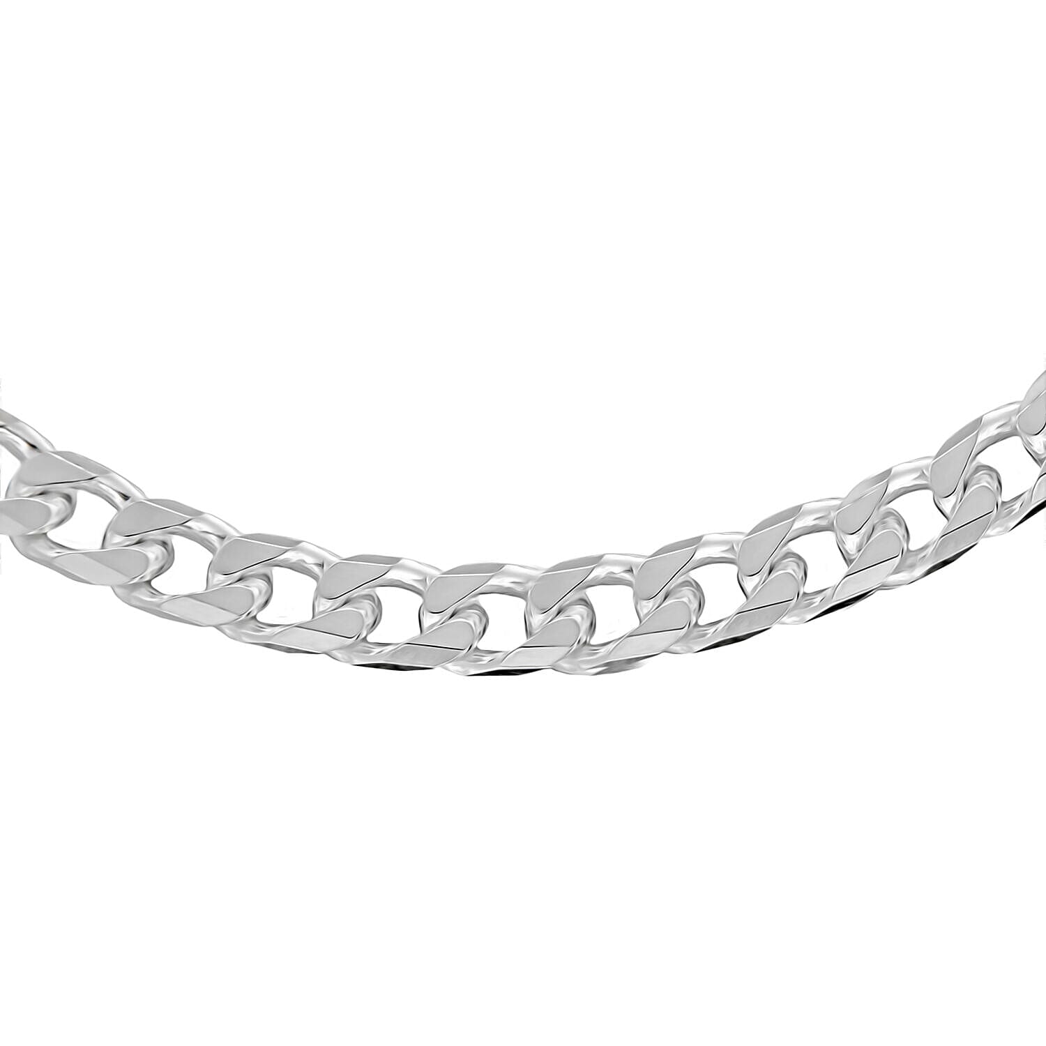 Sterling Silver Diamond Cut Curb Chain 20 Inch 7315182 0
