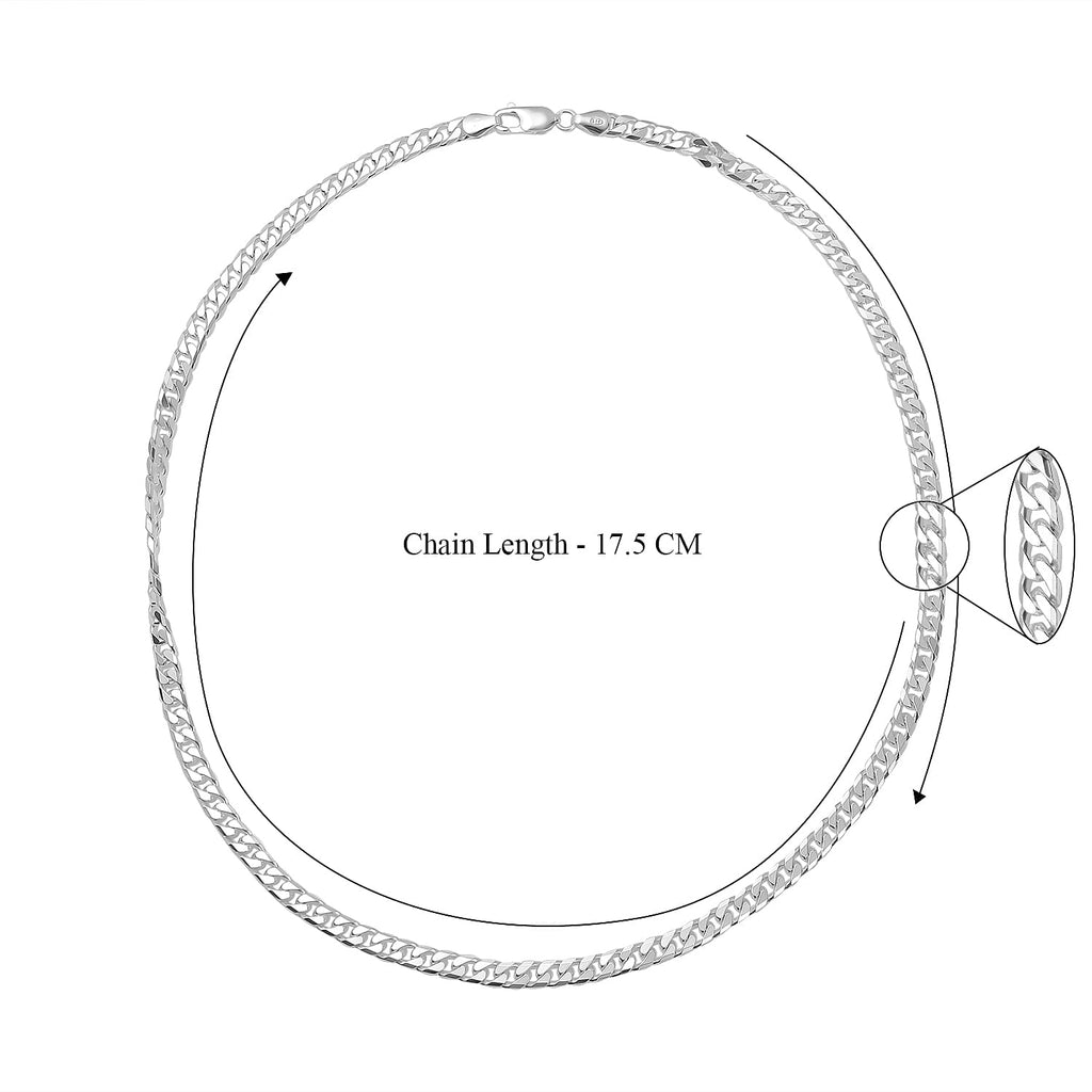 Vicenza Exclusive Deal- Sterling Silver Necklace (Size - 20),  Silver Wt. 25 Gms