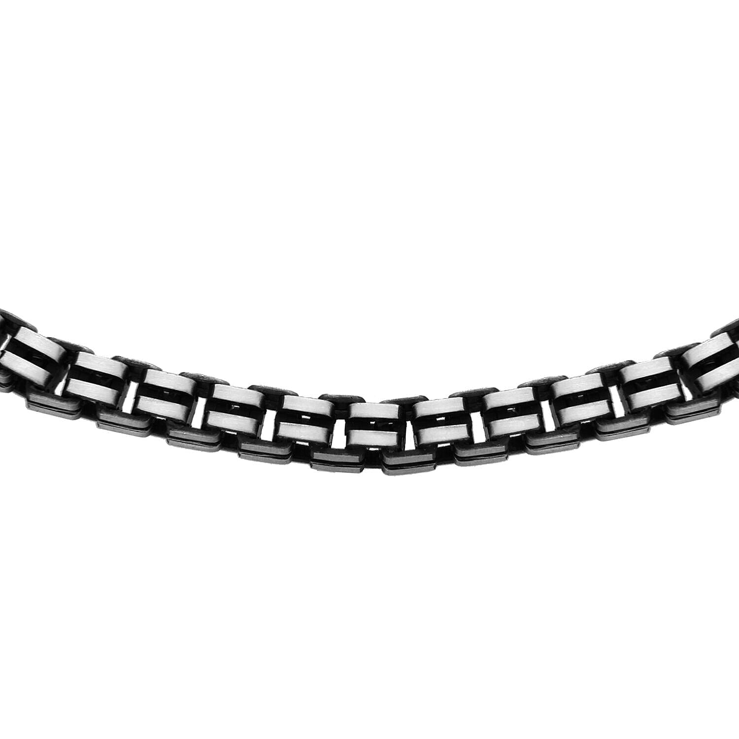 Sterling Silver Oxidised Grooved Box Chain 20 Inch 7315307 0