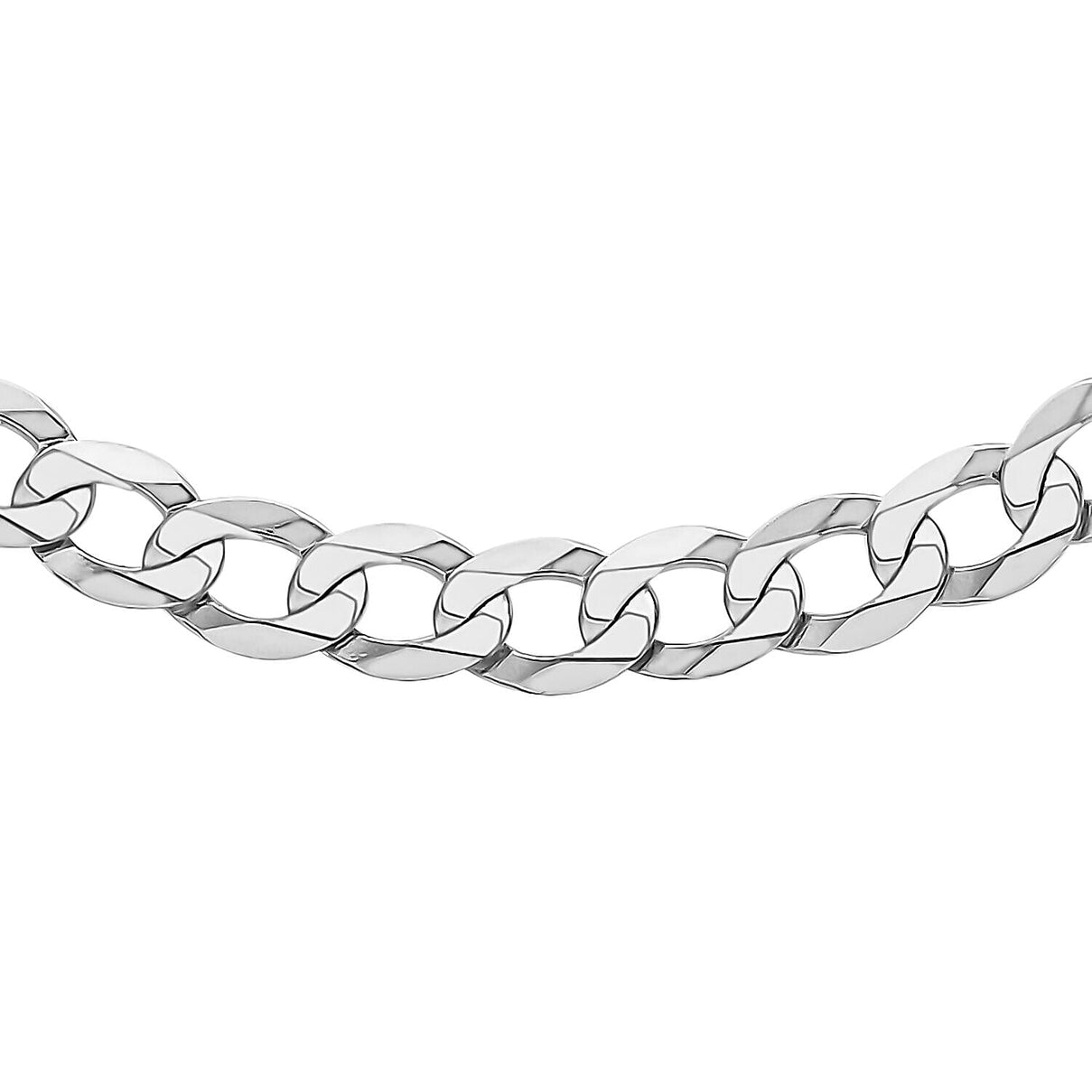 Sterling Silver Flat Curb Chain 20 Inch 7315224 0