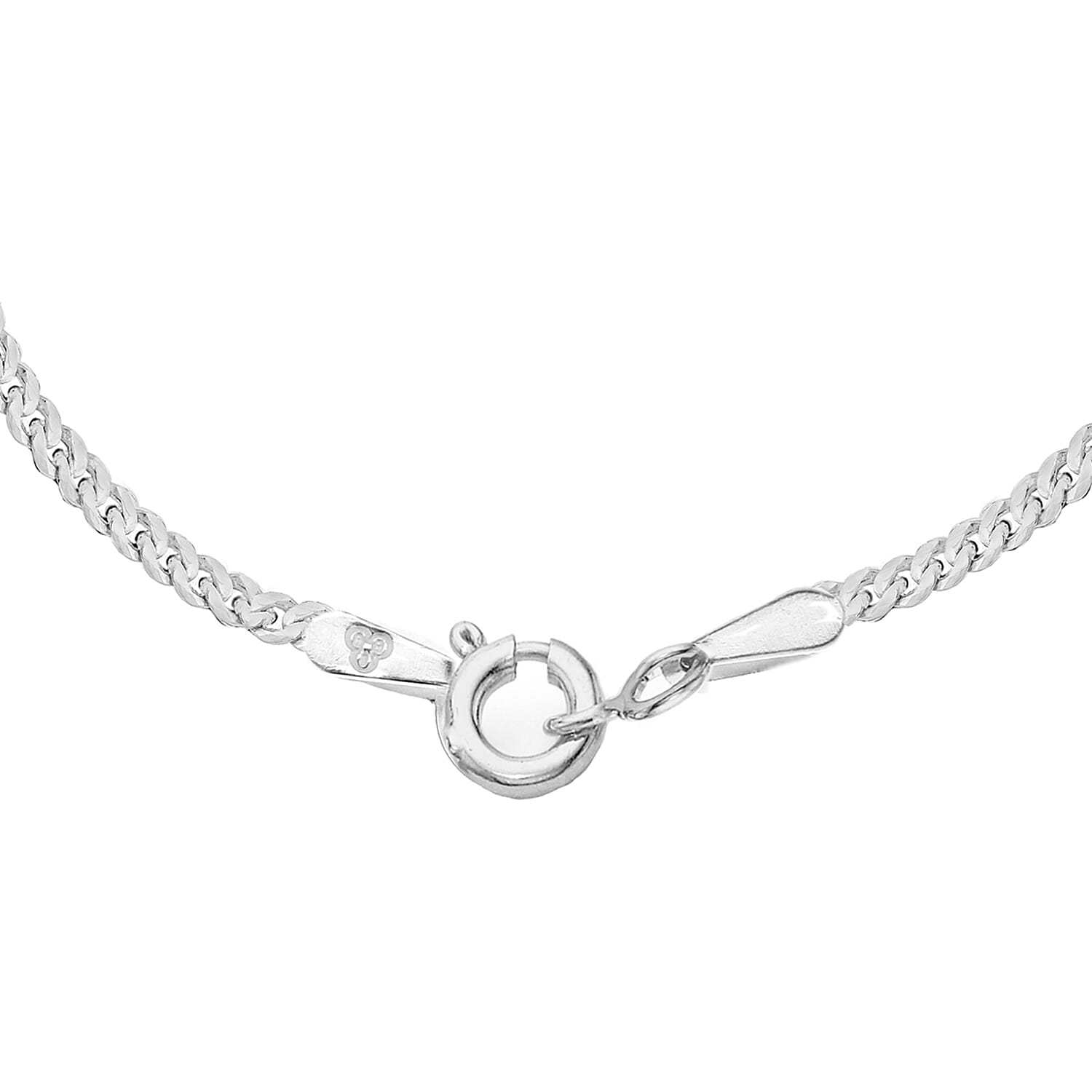 Sterling Silver Panza Curb Chain 20 Inch 7604802 2