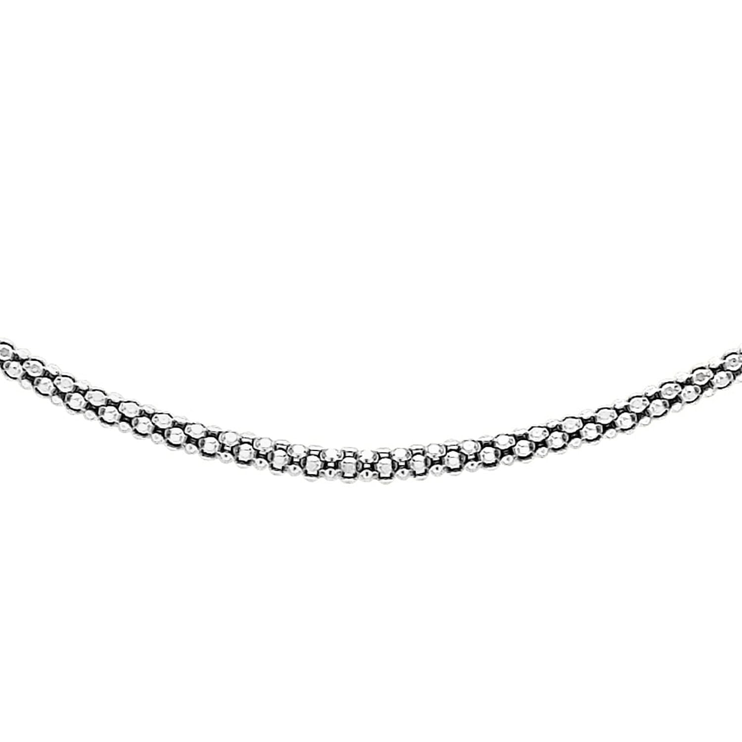 Sterling Silver Popcorn Chain 20 Inch 7618845 0