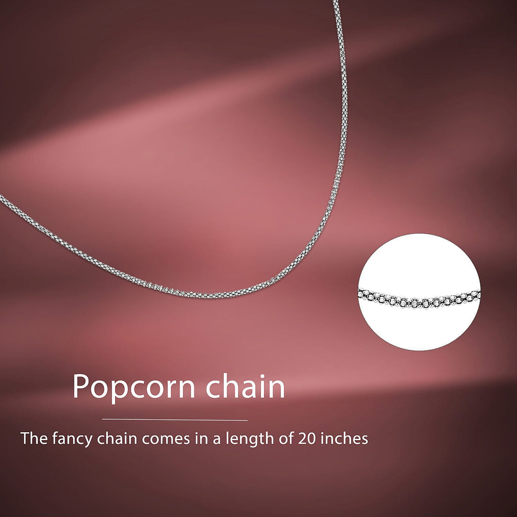 Sterling Silver Chain (Size - 20),  Silver Wt. 5.2 Gms
