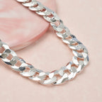 Italian Closeout  - SOLID Curb Necklace in Sterling Silver (Size - 20),  Silver Wt. 58.10 Gms
