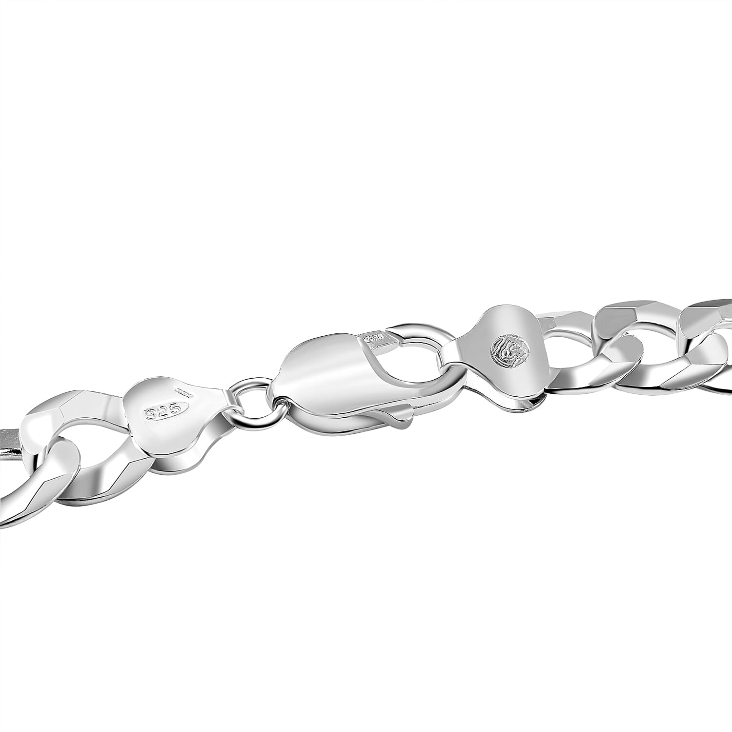 Italian Closeout  - SOLID Curb Necklace in Sterling Silver (Size - 20),  Silver Wt. 58.10 Gms 7723481 3