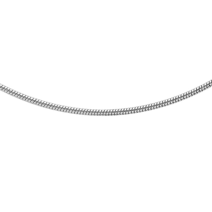 Sterling Silver 1Round Snake Chain 20 Inch 7596047 1